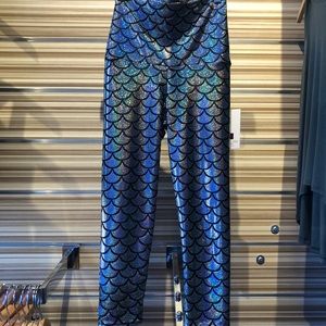 Emily Hsu Cropped Mermaid Leggings